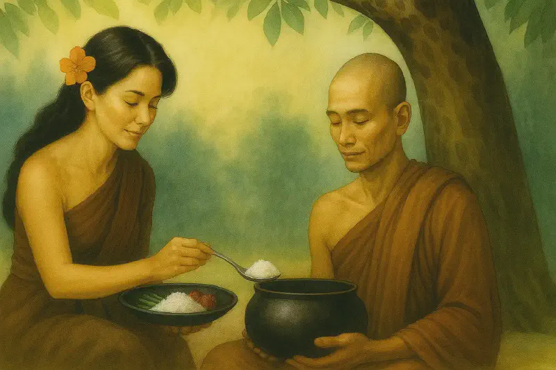 image from The Famous Buddhist Blessing for Food