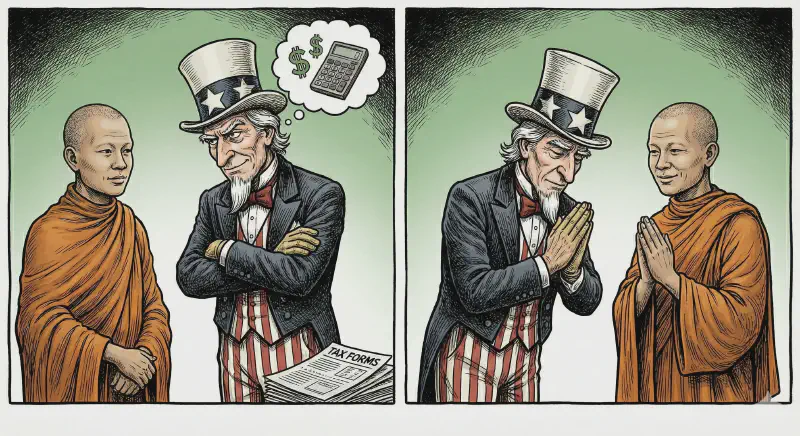 image from Monks and Taxes: Are Donations Taxable Income?